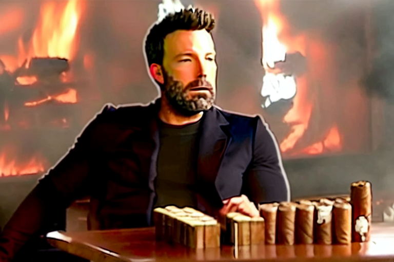 03199-3187156781-ben affleck sitting at a table smoking a cigar and flipping off a firefighter.png