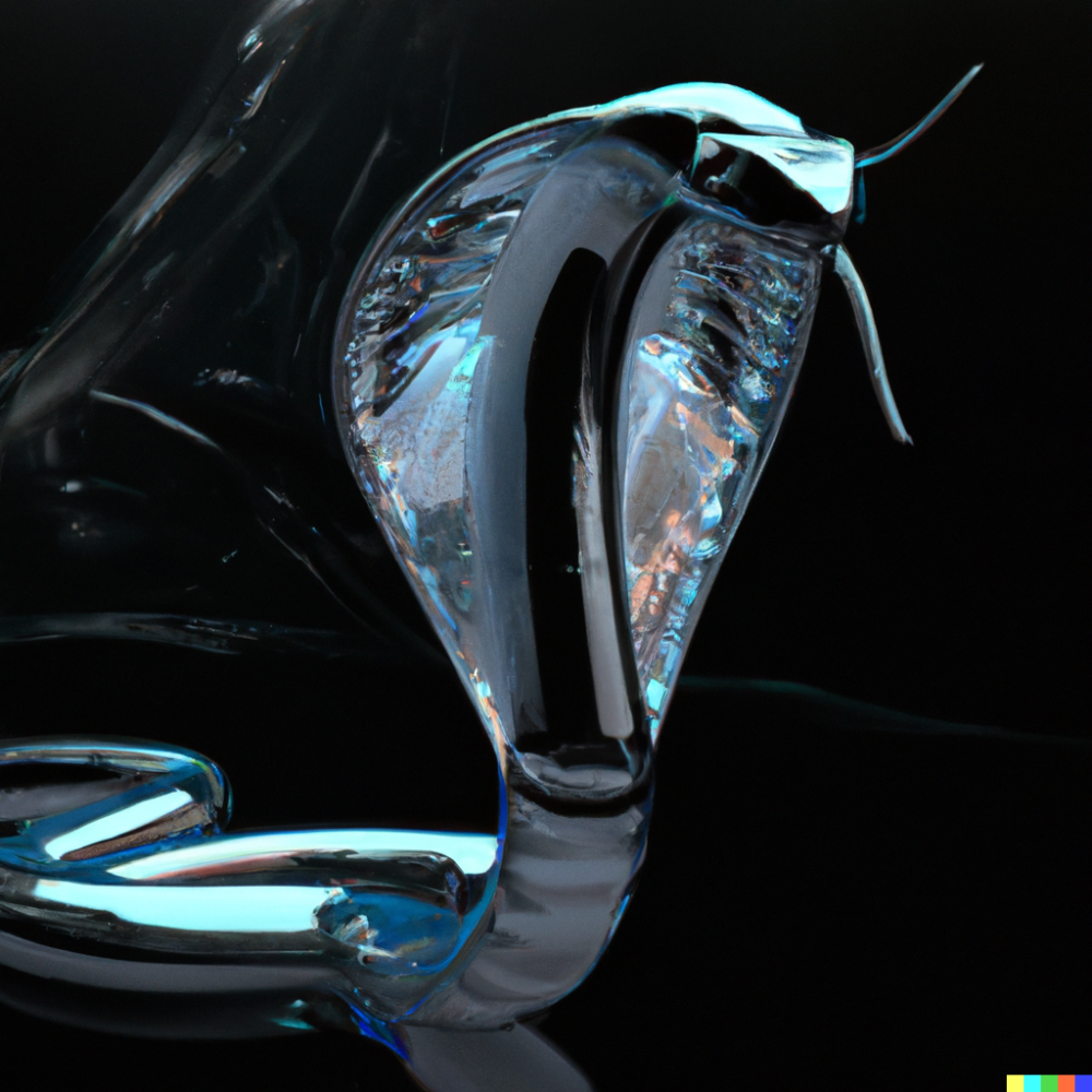 DALL·E 2022-08-18 06.22.33 - glass cobra, digital art.png