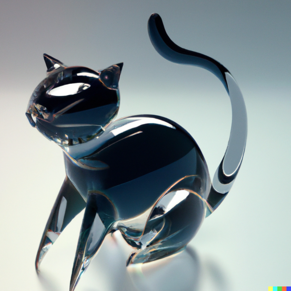 DALL·E 2022-08-18 06.53.40 -  a cat made of glass, digital art.png