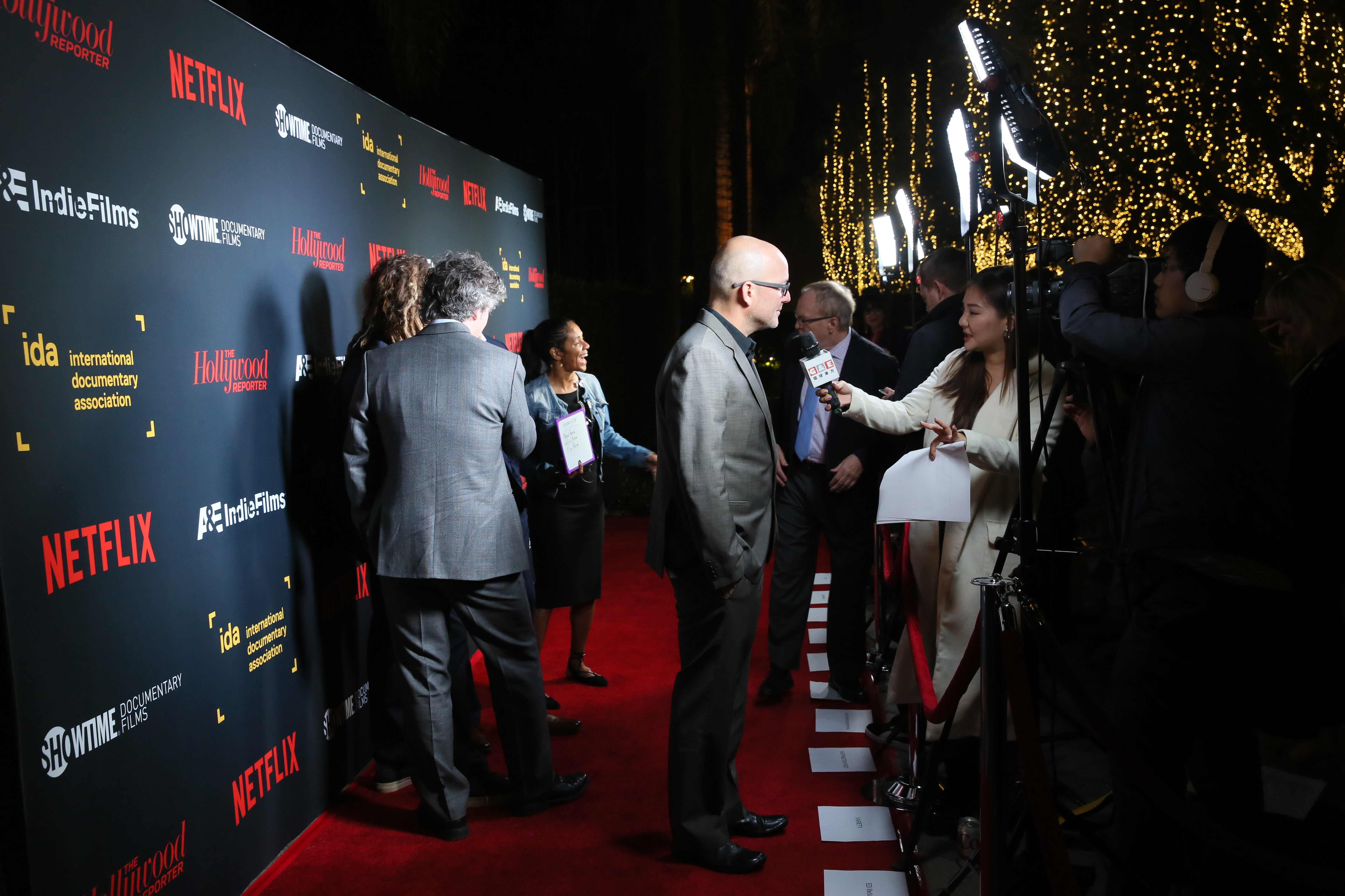 at the 33rd Annual IDA Documentary Awards at Paramount Theatre on December 9, 2017 in Los Angeles, California.