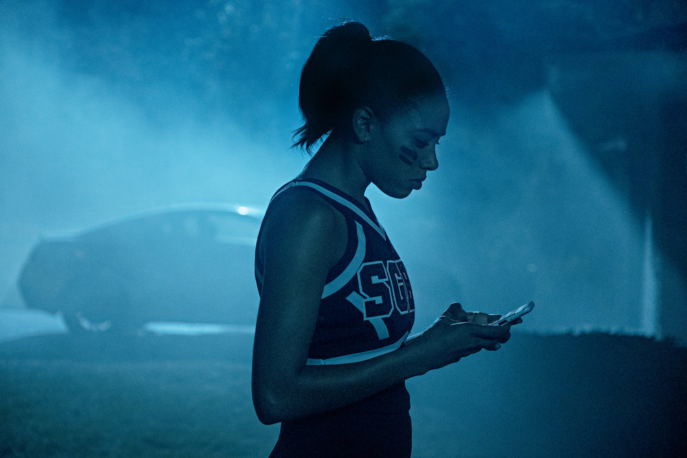 DARE ME -- Shock & Awe Episode 110 -- Pictured: Herizen Guardiola as Addy Hanlon -- (Photo by: Rafy/USA Network)