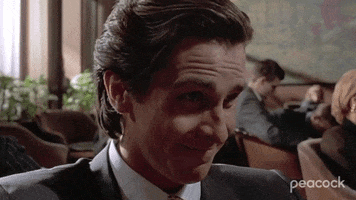 Christian Bale Yes GIF by PeacockTV