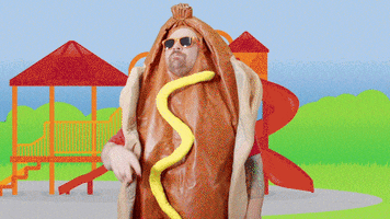 Lets Go Hotdog GIF by StickerGiant