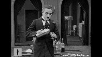 Silent Film Reaction GIF by Charlie Chaplin