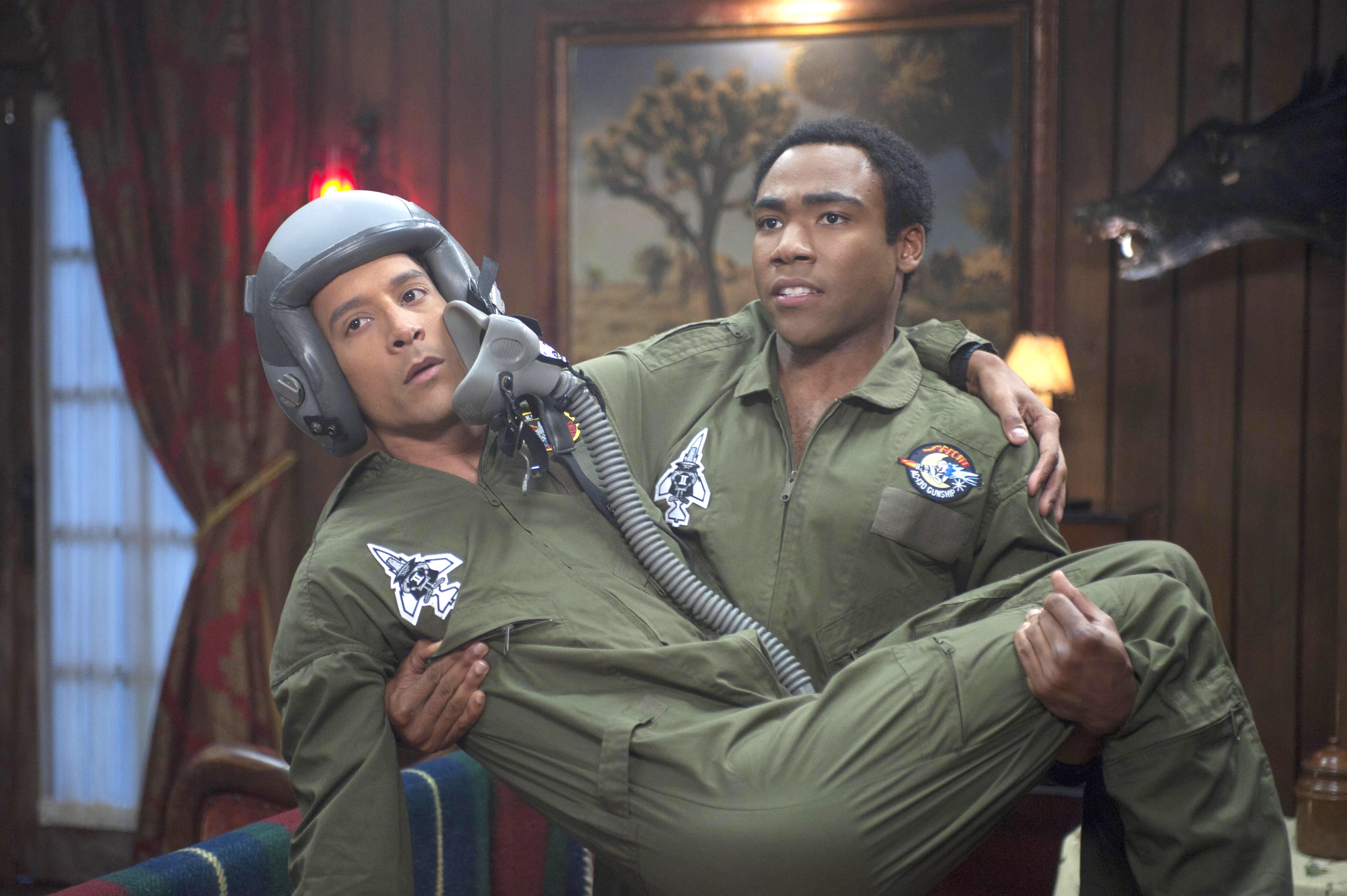 Danny Pudi and Donald Glover, Community