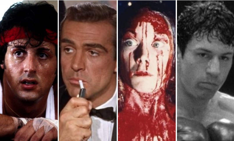 Rocky II, Dr. No, Carrie, and Raging Bull