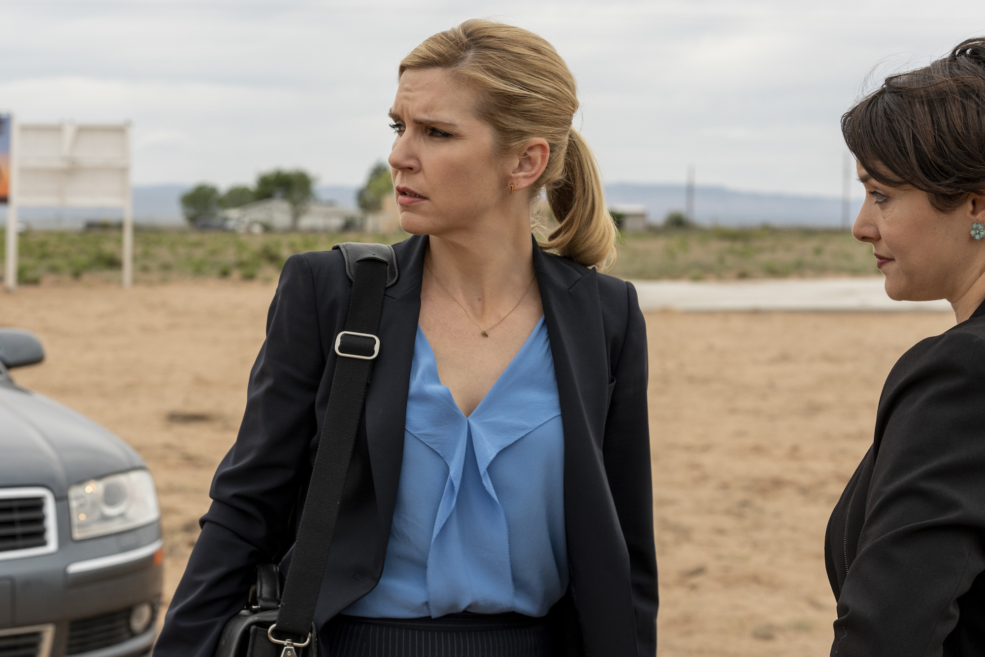 Rhea Seehorn as Kim Wexler - Better Call Saul _ Season 5, Episode 3 - Photo Credit: Greg Lewis/AMC/Sony Pictures Television