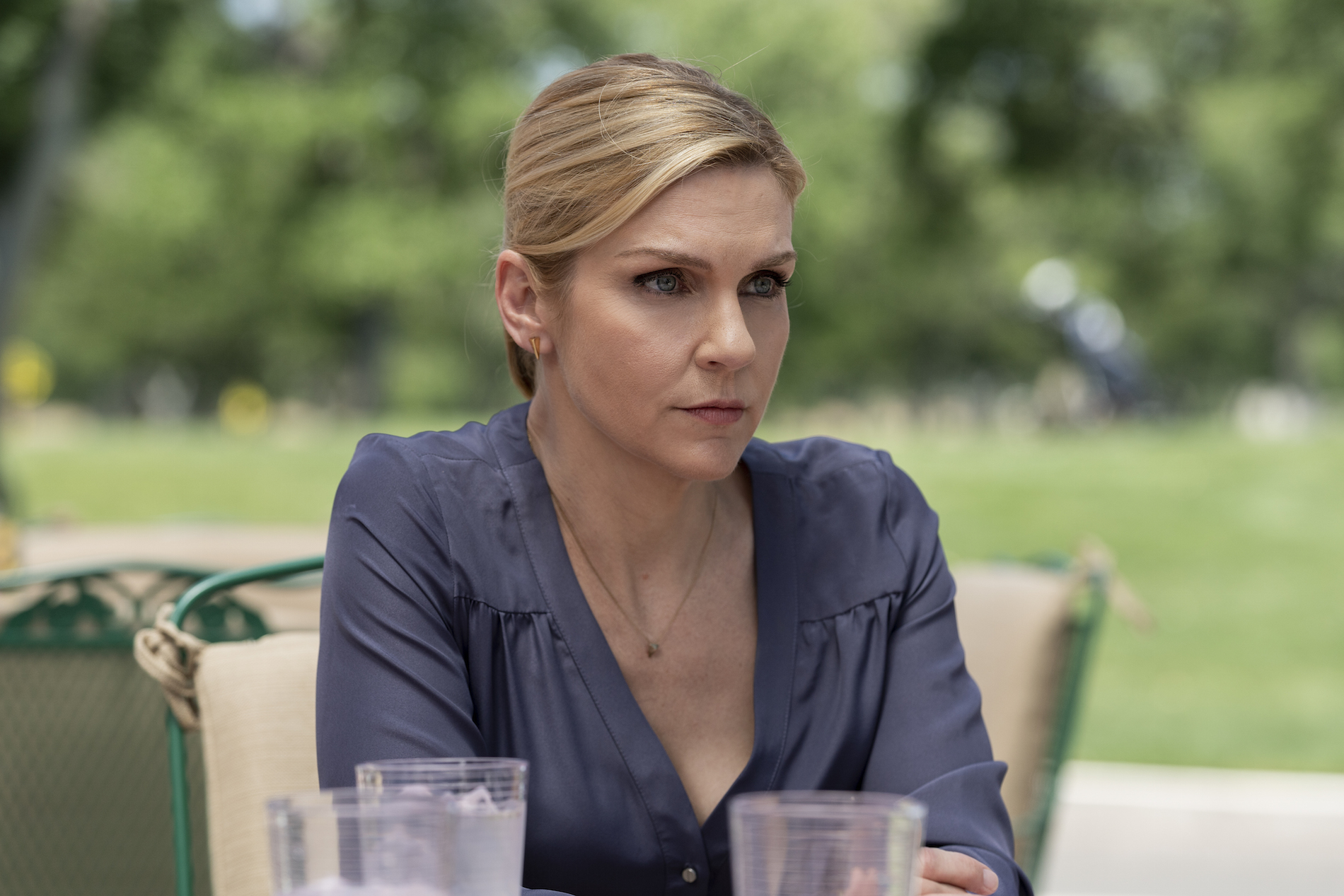 Rhea Seehorn as Kim Wexler - Better Call Saul _ Season 5, Episode 5 - Photo Credit: Greg Lewis/AMC/Sony Pictures Television