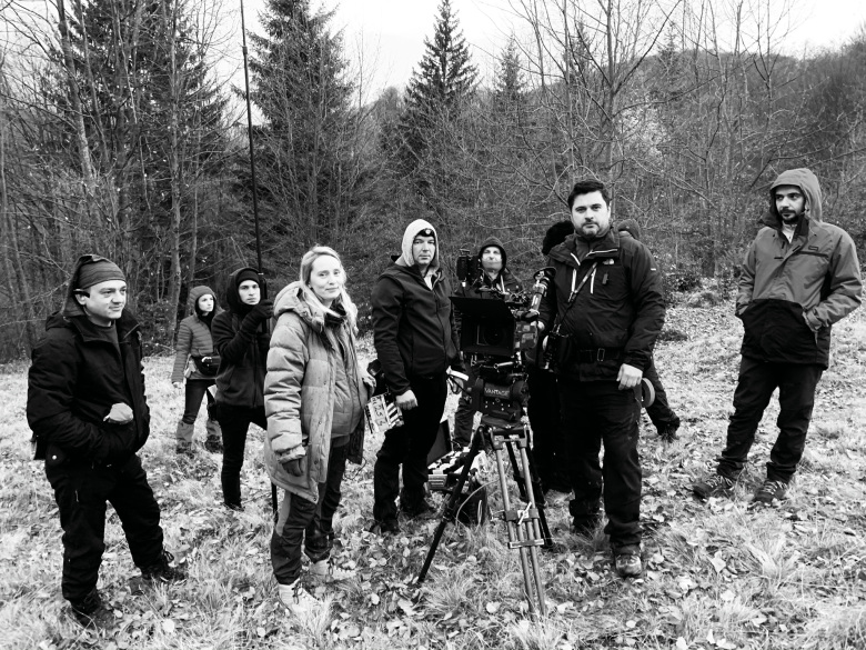The World To Come Cinematographer Andre Chemetoff (with Director Mona Fastvold and crew)