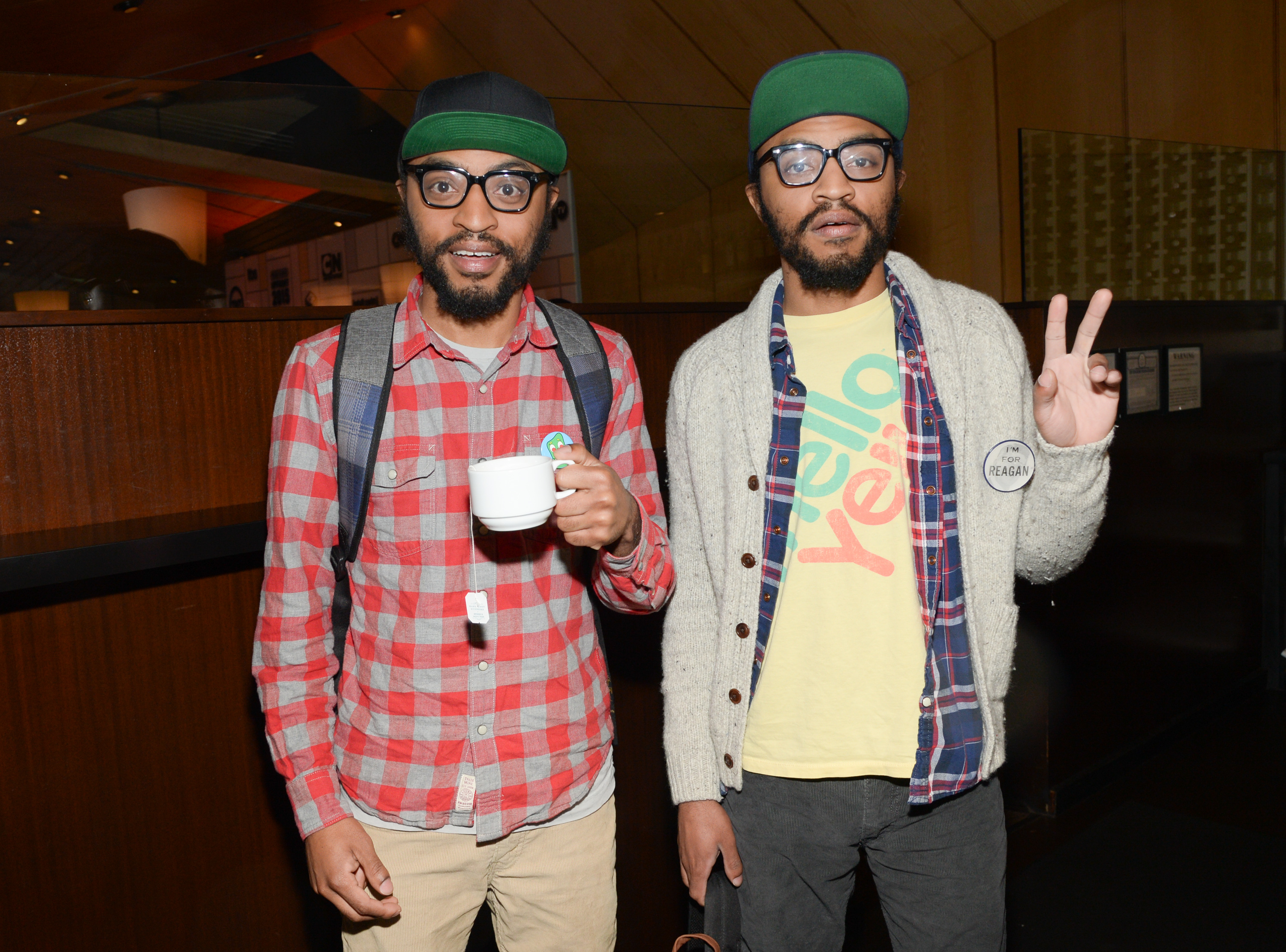 Kenny Lucas, left, and Keith Lucas attend the Turner Network 2015 Upfront at Madison Square Garden on Wednesday, May 13, 2015, in New York. (Photo by Evan Agostini/Invision/AP)