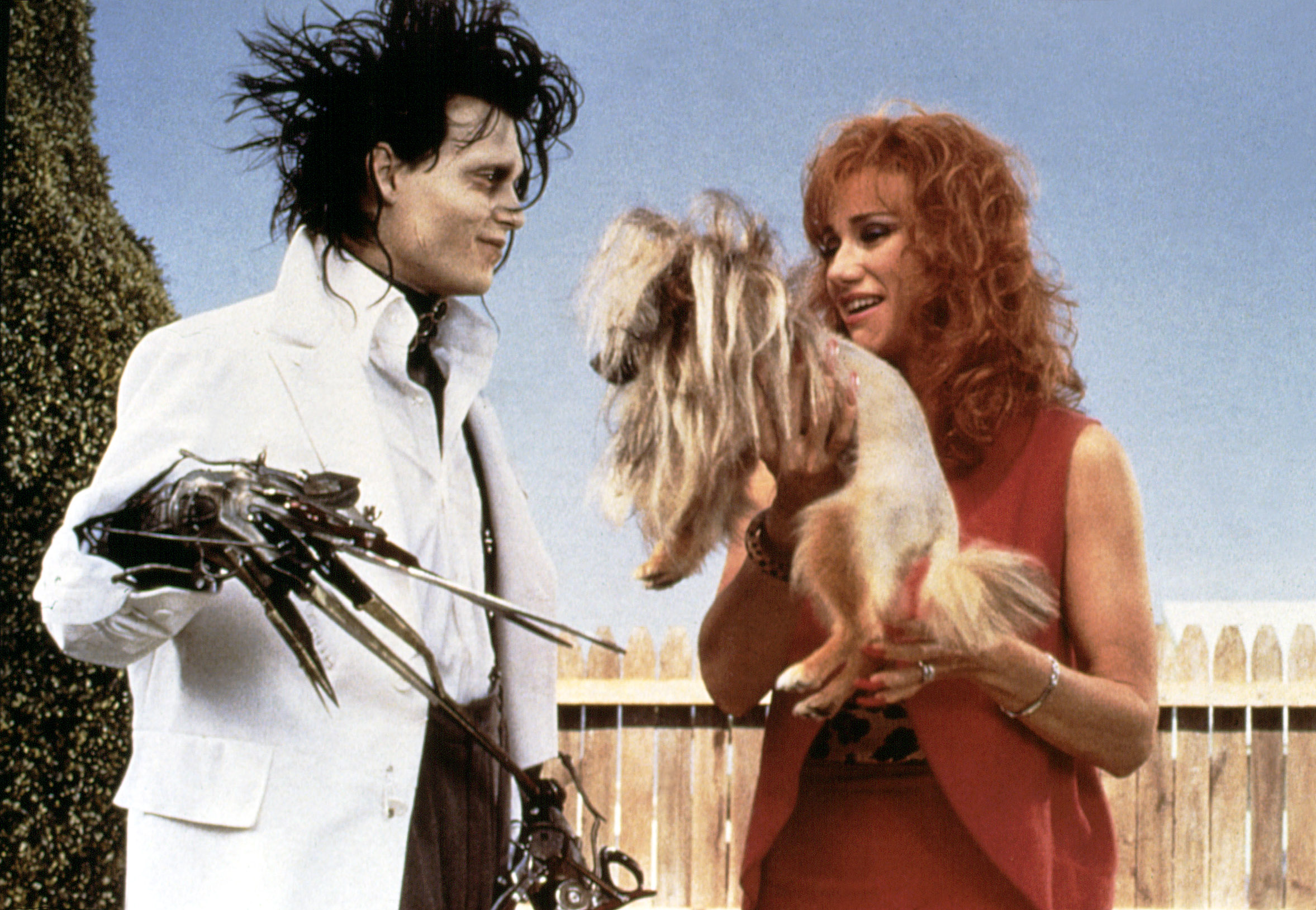 EDWARD SCISSORHANDS, Johnny Depp, Kathy Baker, 1990. TM and Copyright (c) 20th Century Fox Film Corp. All rights reserved.Courtesy: Everett Collection