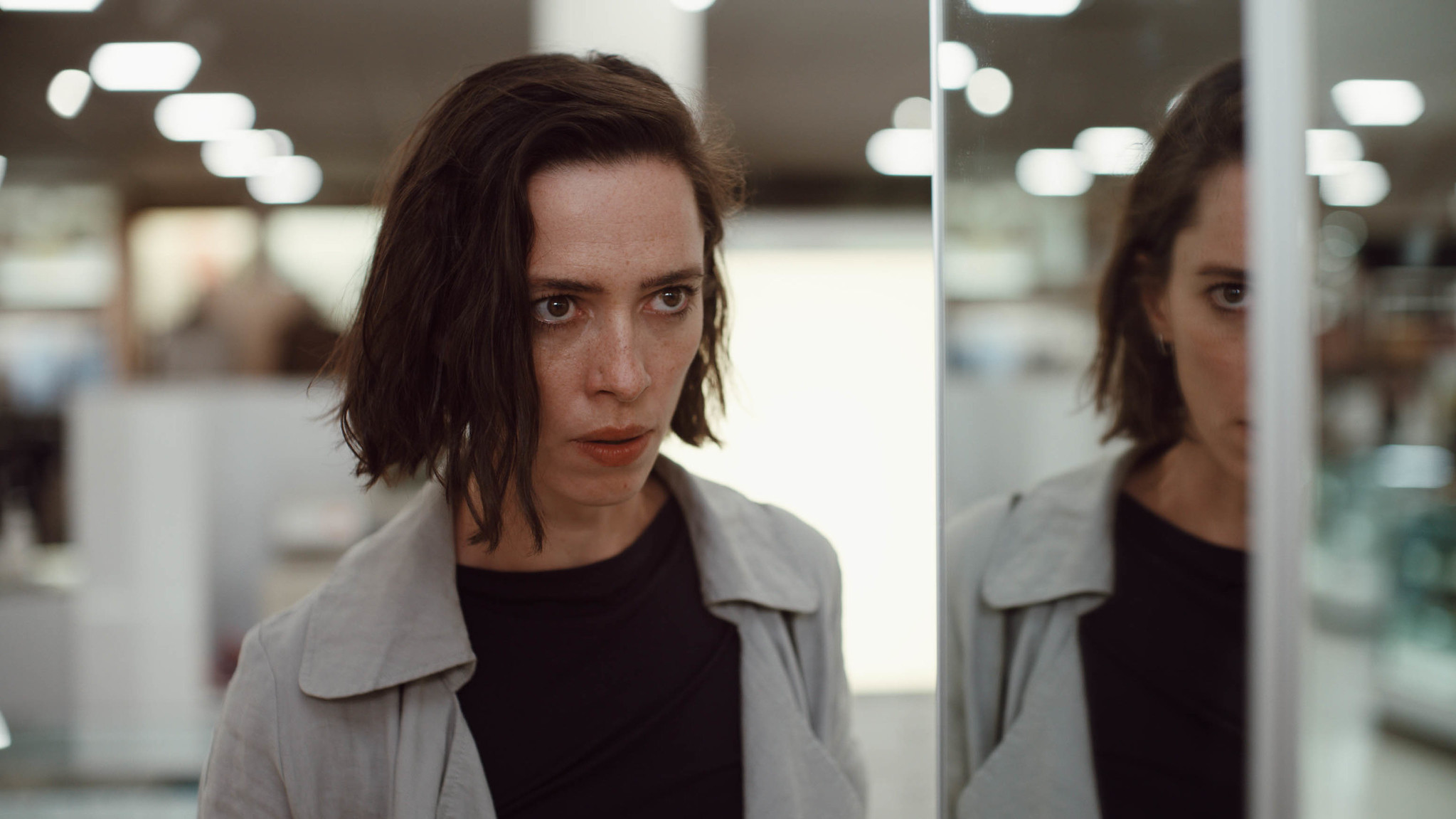 Rebecca Hall appears in Resurrection by Andrew Semans, an official selection of the Premieres section at the 2022 Sundance Film Festival. Courtesy of Sundance Institute | photo by Wyatt Garfield.