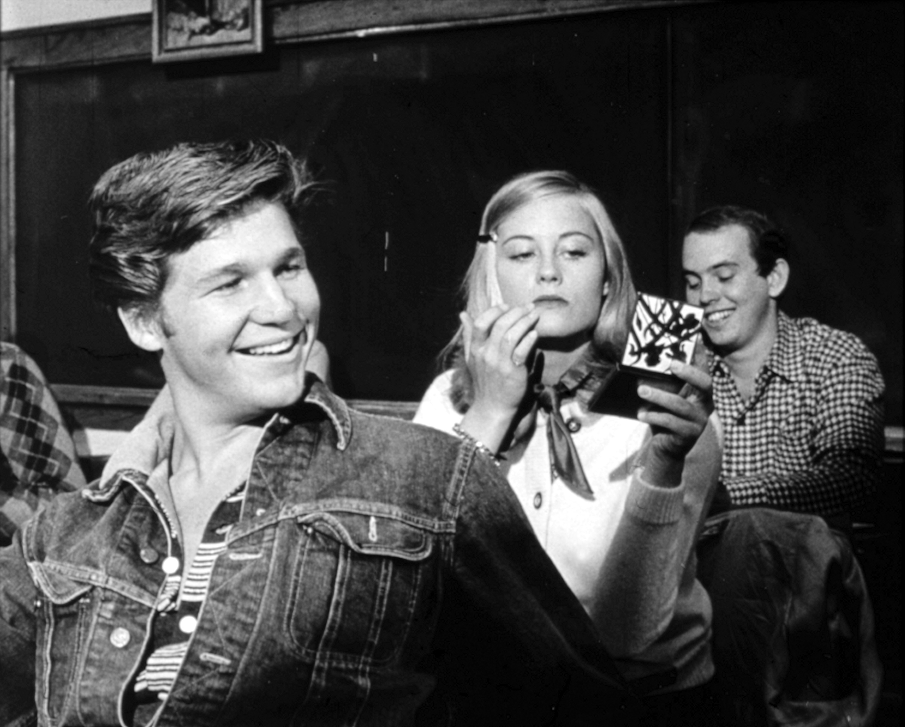 THE LAST PICTURE SHOW, Jeff Bridges, Cybill Shepherd, 1971