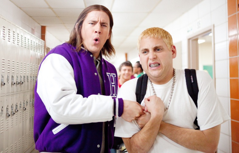 21 JUMP STREET, from left: Channing Tatum, Jonah Hill, 2012. ph: Scott Garfield/©Columbia Pictures/Courtesy Everett Collection