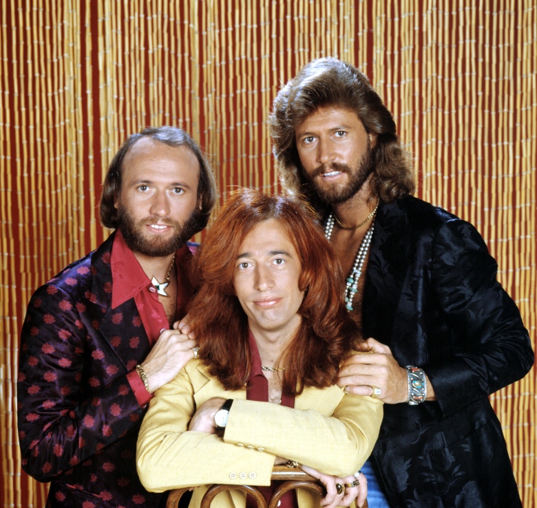 BEE GEES, Maurice Gibb, Robin Gibb, Barry Gibb, circa mid-1970s