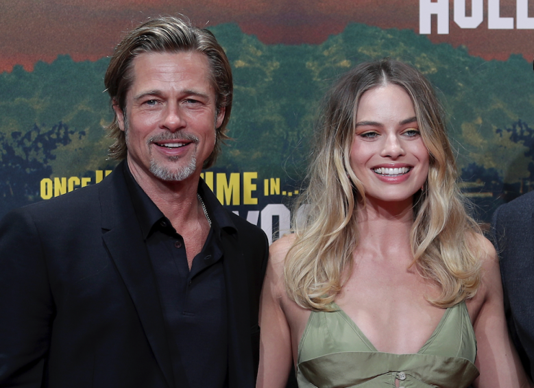 Brad Pitt and Margot Robbie, Once Upon a Time...in Hollywood red carpet
