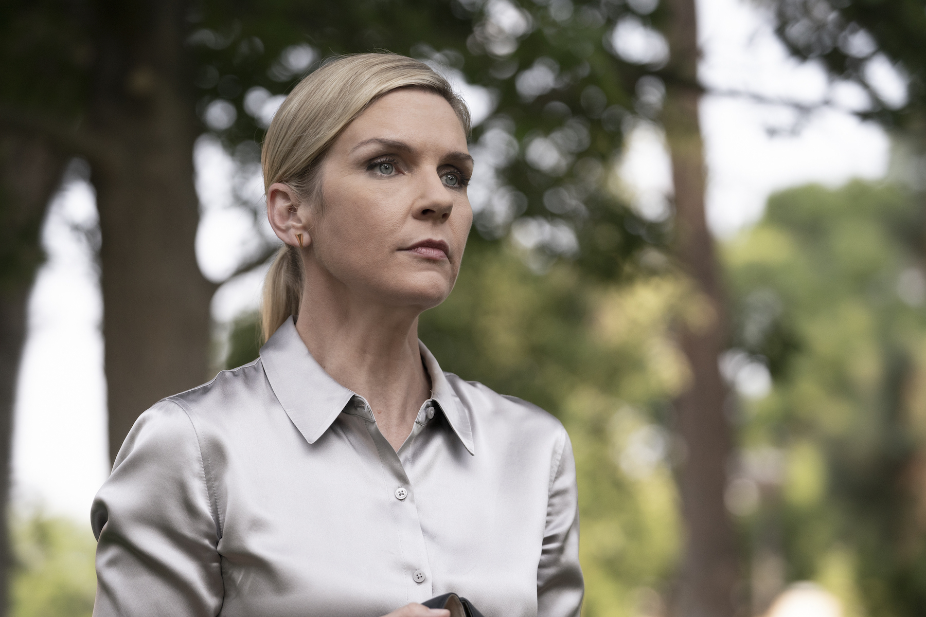 Rhea Seehorn as Kim Wexler - Better Call Saul _ Season 6, Episode 7 - Photo Credit: Greg Lewis/AMC/Sony Pictures Television