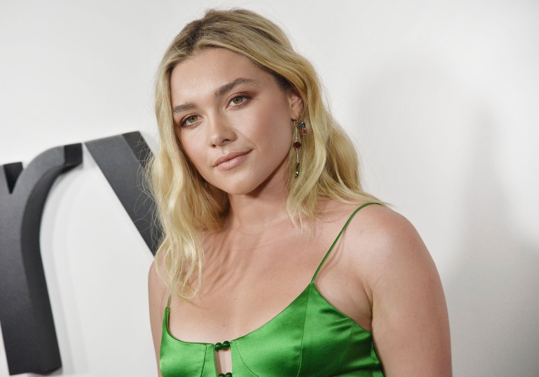 Florence Pugh arrives at Netflix's MARRIAGE STORY Los Angeles Premiere held at the DGA Theatre in Los Angeles, CA on Tuesday, November 5, 2019. (Photo By Sthanlee B. Mirador/Sipa USA)(Sipa via AP Images)