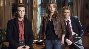 Kyle Schmid, Christina Cox, Dylan Neal in Blood Ties