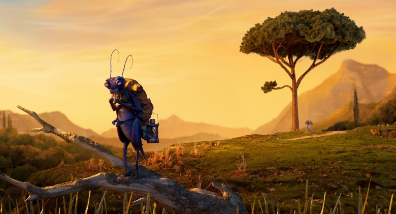 Guillermo del Toro's Pinocchio - (Pictured) Sebastian J. Cricket (voiced by Ewan McGregor). Cr: Netflix © 2022