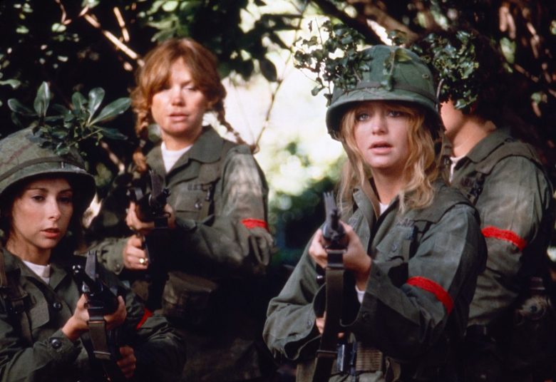 PRIVATE BENJAMIN, from left: Toni Kalem, Mary Kay Place, Goldie Hawn, 1980. ph: © Warner Bros / courtesy Everett Collection