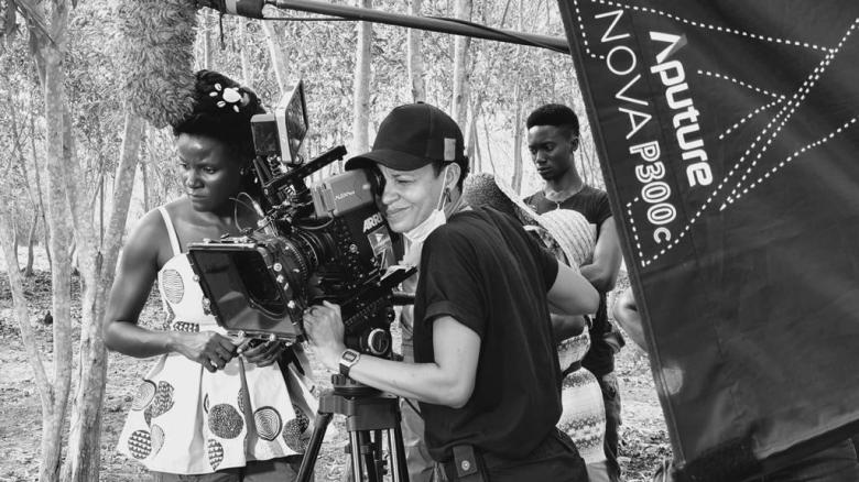 Cinematographer Lílis Soares shoots on an Arri Alexa Mini on the set of Mami Wata